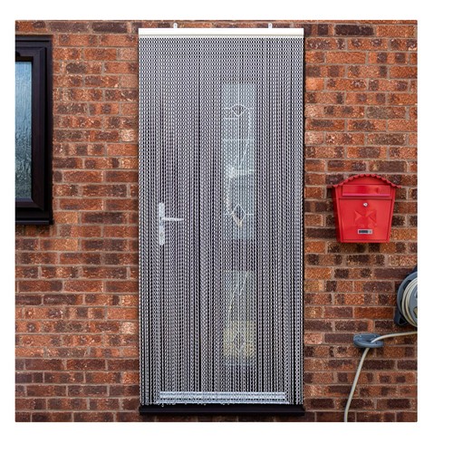 Aluminium chain fly - aluminium, screen