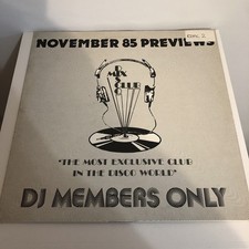 DISCO MIX CLUB NOVEMBER 1985