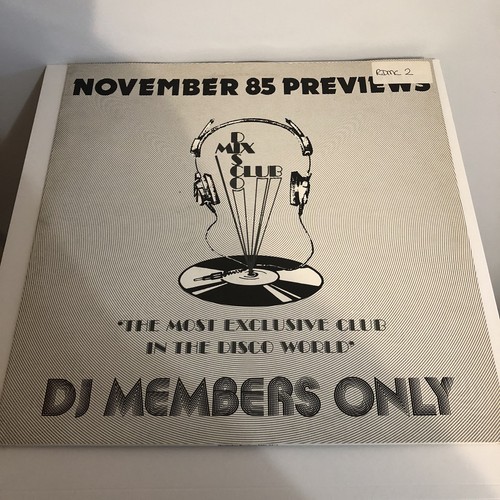 Disco mix club november 1985 - disco,