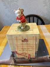 royal doulton rupert and the sea sprite Boxed & Certificate Excellent Condition