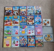 22 x Kids DVD Bundle Paw Patrol Peppa Pig Bob The Builder Thomas Fireman Sam JCB
