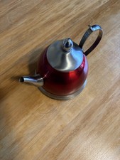 Red Stainless Teapot Tea