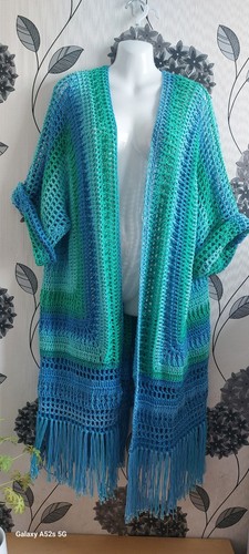 Ocean duster handmade cotton - handmade,