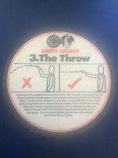 Vintage Beer Mat Advertising Pony Cream British Sherry & Darts The Throw