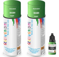 For Rover Spray Paint Aerosol Tara Green Had Direct Gloss Shine No Lacquer