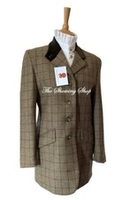 LADIES FOXLEY GREEN TWEED LEADERS LEAD REIN JACKET SIZE 12