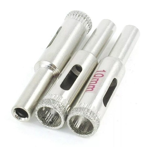 3pcs 10mm diamond - diamond, hole