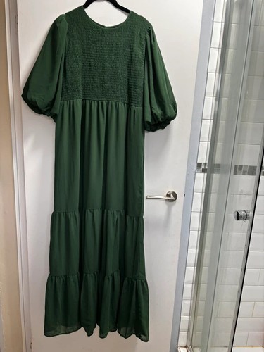 Asos dark green puff - asos, sleeve