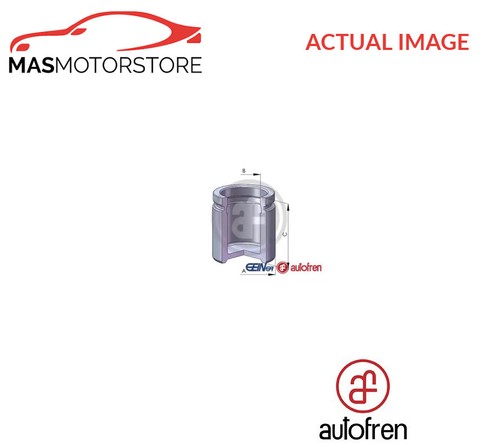 Brake caliper piston front - piston,