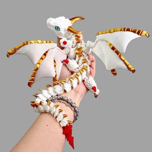 Printed wyvern dragon model - printed,
