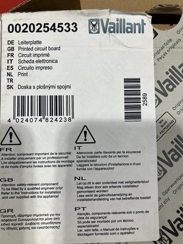 Vaillant pcb brand new sealed - vaillant,