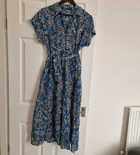 Zara blue white paisley - zara, m