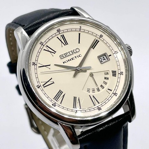 Seiko kinetic retrograde - seiko,