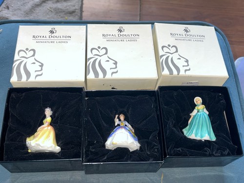 Royal doulton minature ladies - royal,