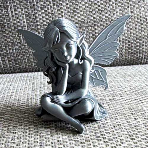 Silver fairy pixie - fairy/pixie, figurine