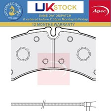 Apec Brake Pads Set For Iveco