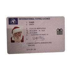 Santa’s Drivers License