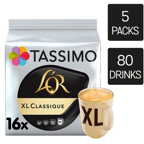Tassimo coffee pods xl - pods, l'or