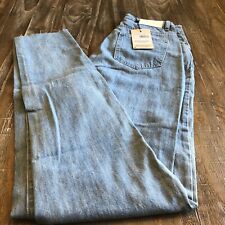 Miss Guided Tall Stone Wash Extreme Distress Riot Mom Jean Size 4 in Blue 