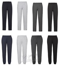 Fruit of the Loom MEN CLASSIC JOG PANTS Elastic & Open Hem THICK Jogging Bottoms