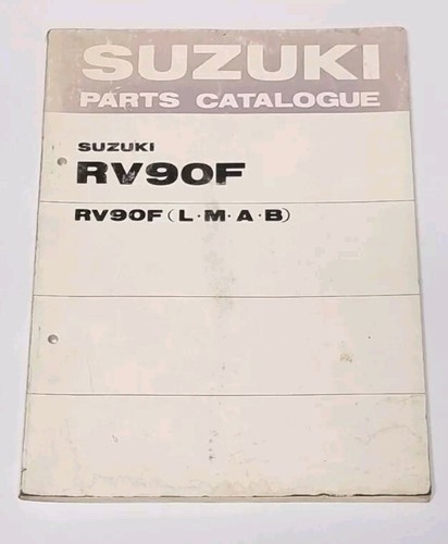 Suzuki rv90f parts catalogue - suzuki,