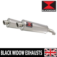 YAMAHA FJR1300 2006-2024 Exhaust Silencers 400mm Oval End Cans 400SS