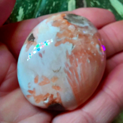 Polished scolecite palmstone - polished,