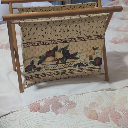 Folding magazine rack - rack, &