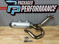 KTM 450 EXC-F 2020-2023 Full Stock Exhaust System ONLY 15 MILES OLD! #M