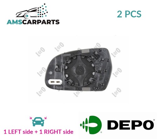 Rear view mirror glass - mirror, pair