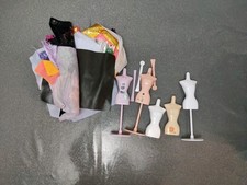 Harumika Craft Fashion Set With Mannequins, Doll, Tools And Fabrics