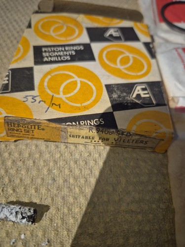 Vintage hepolite piston rings - hepolite,