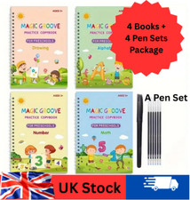 4x Magic Practice Copybook