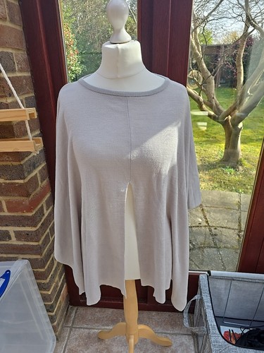 Fine knit poncho - m&s,