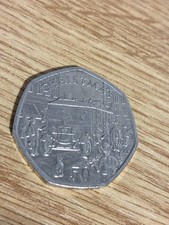 1987 Isle of Man Manx 50p Coin