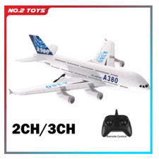 A380 Airbus Rc Airplane 2.4g Foam Glide Fixed Wing Rtf Plane Kids Outdoor Toy