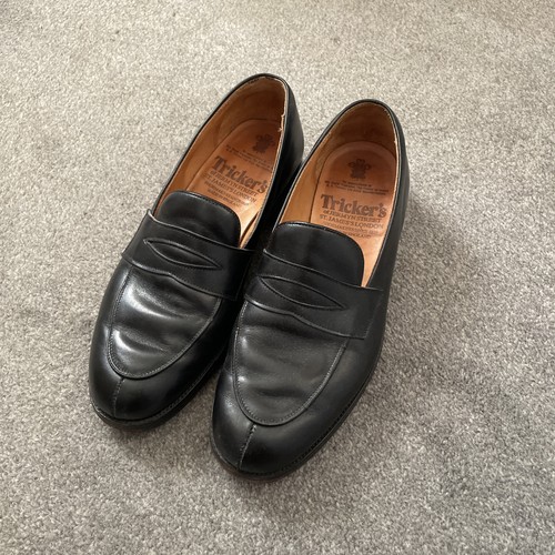 Trickers black penny loafers - penny,