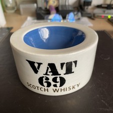 Vat 69 Ashtray Wade PDM Finest Scotch Whisky Pub Ashtray ManCave Home Bar
