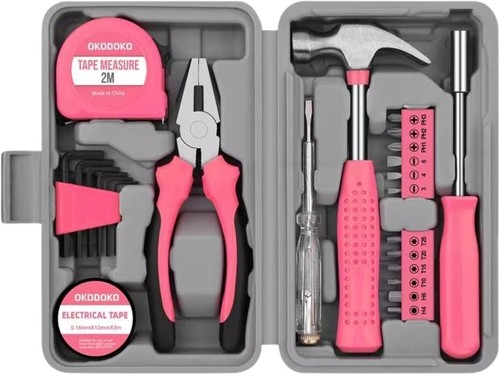 24pc pink tool kit for - 24pc,