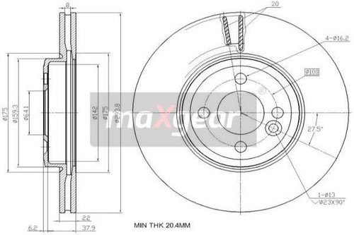 New brake disc for - 2x,