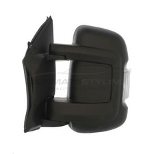 Citroen Relay 2006-2024 Electric Wing Door Mirror Short Arm Black Passenger Side