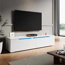 140/160/180cm High Gloss Floating TV Stand Unit Living Room Cabinet Storage Door