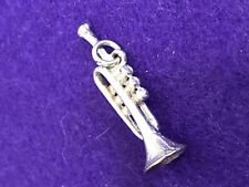 SILVER TRUMPET CHARM