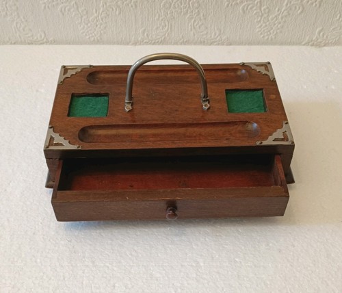 Vtg oak desk tidy drawer - oak,