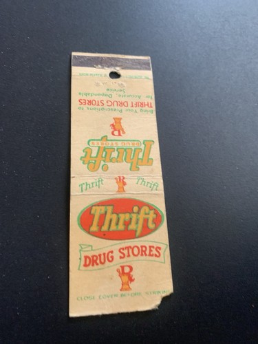 Vintage matchbook thrift - matchbook, “thrift