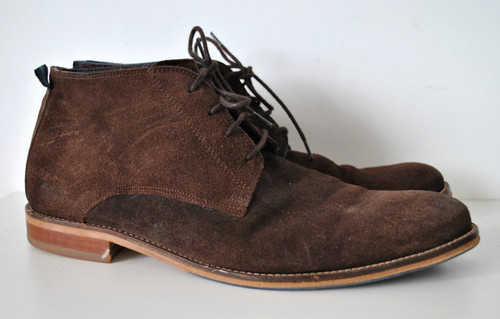 Brown suede lace men - suede, men's