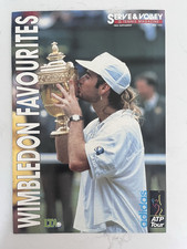 Andre Agassi Nike Wimbledon UK Serve & Volley Supplement Tennis Magazine