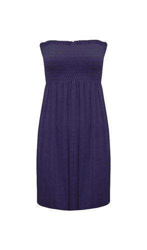 Womens navy strapless - womens,