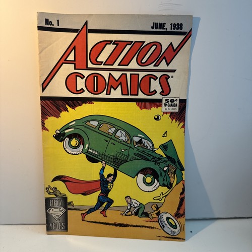 Action comics 50th - action,