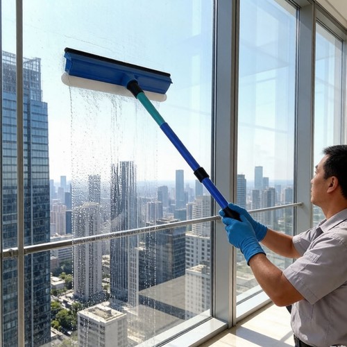 Window squeegee cleaner - window,